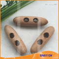 Fashion Natural Wooden Horn Toggle Button for Garments BN8112